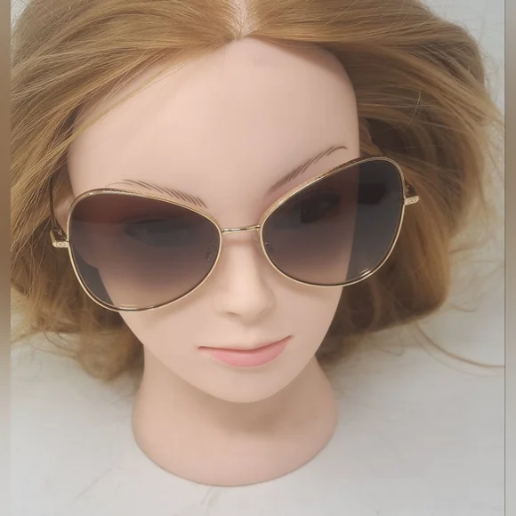 Dolce & Gabbana Sunglasses Butterfly Gold Gradient Brown DG2274 02/13 58-15-140 - Picture 10 of 16